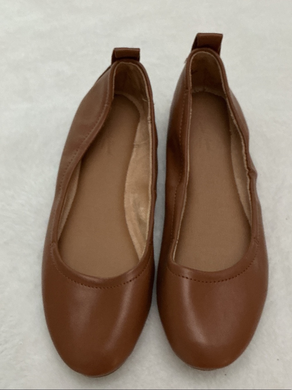 Universal Thread Chestnut Brown Slip-On Ballet Flats